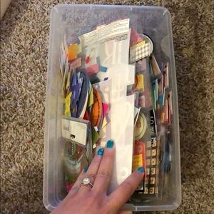 ENTIRE BOX- dimensional scrapbook sticker sheets